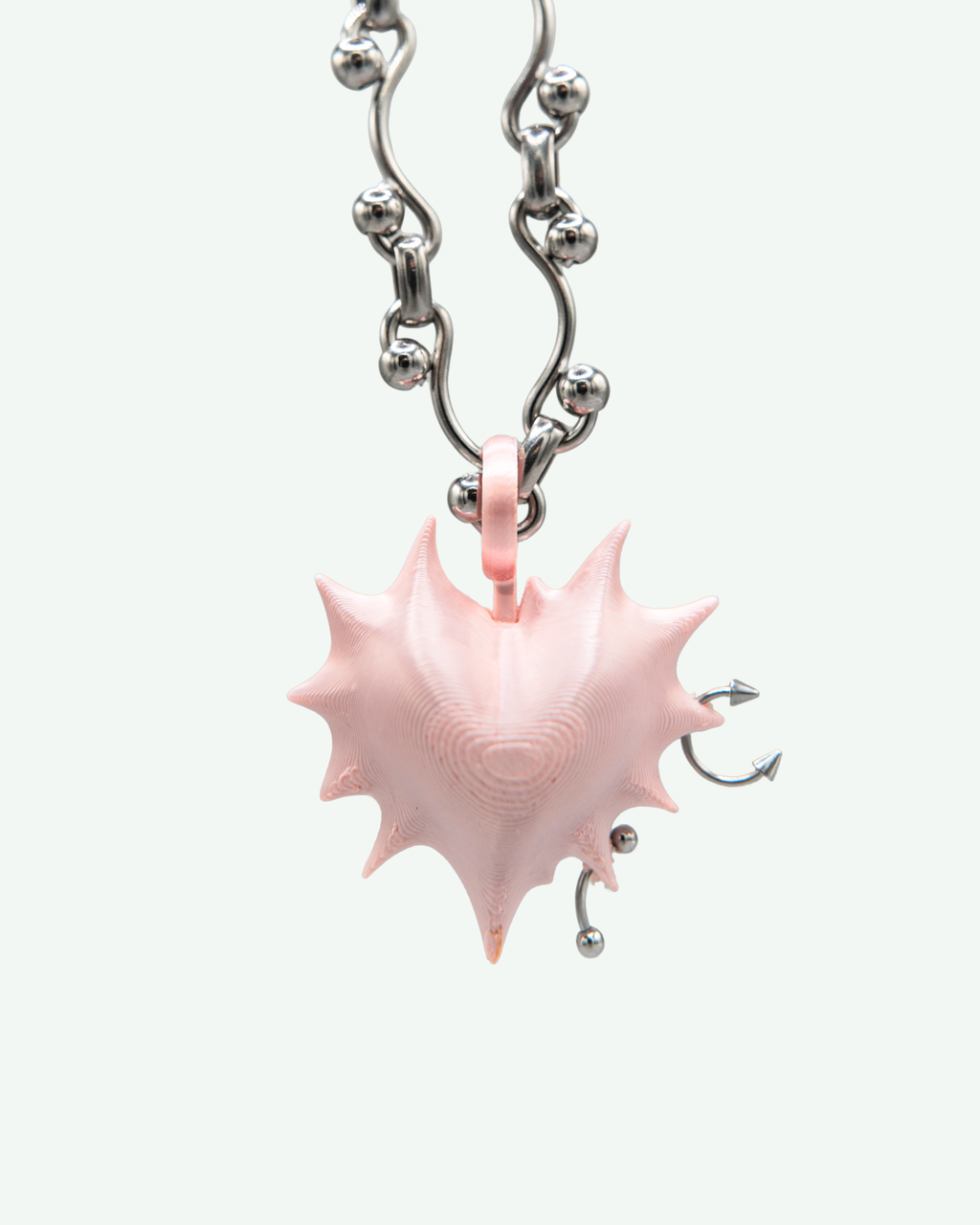 Spikes Heart - pendant