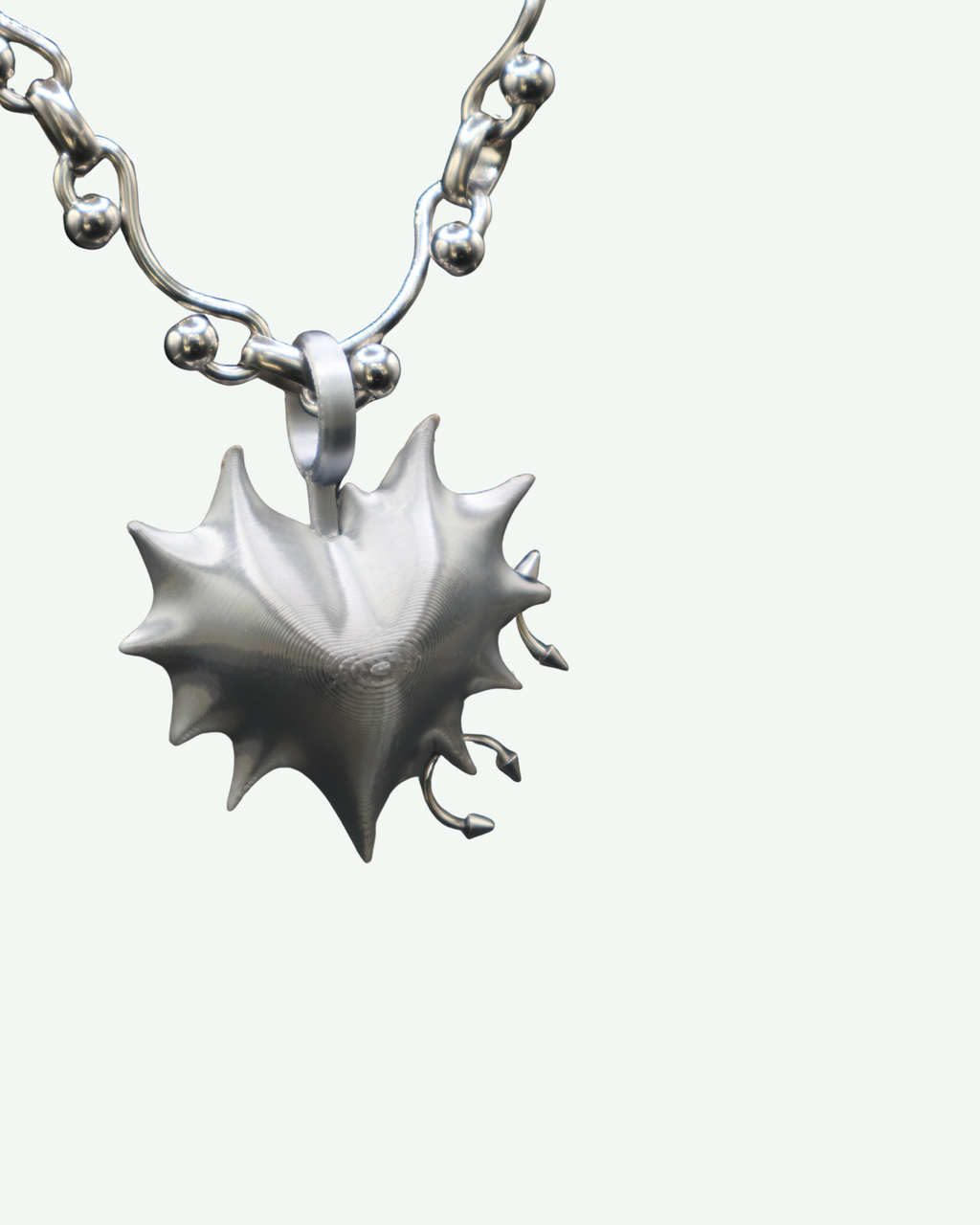 Spikes Heart - pendant