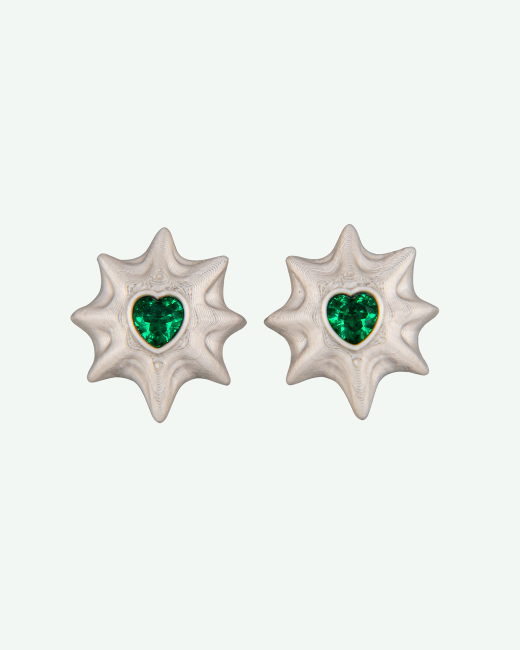 Star and heart - earrings
