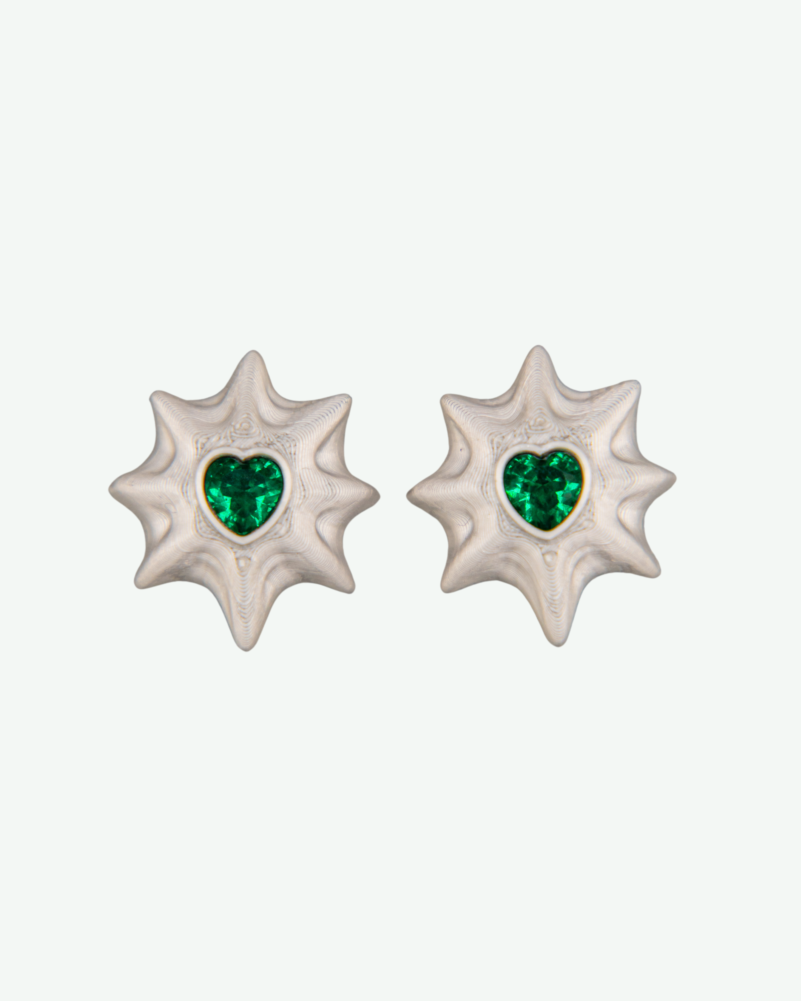 Star and heart - earrings