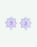 Star and heart - earrings