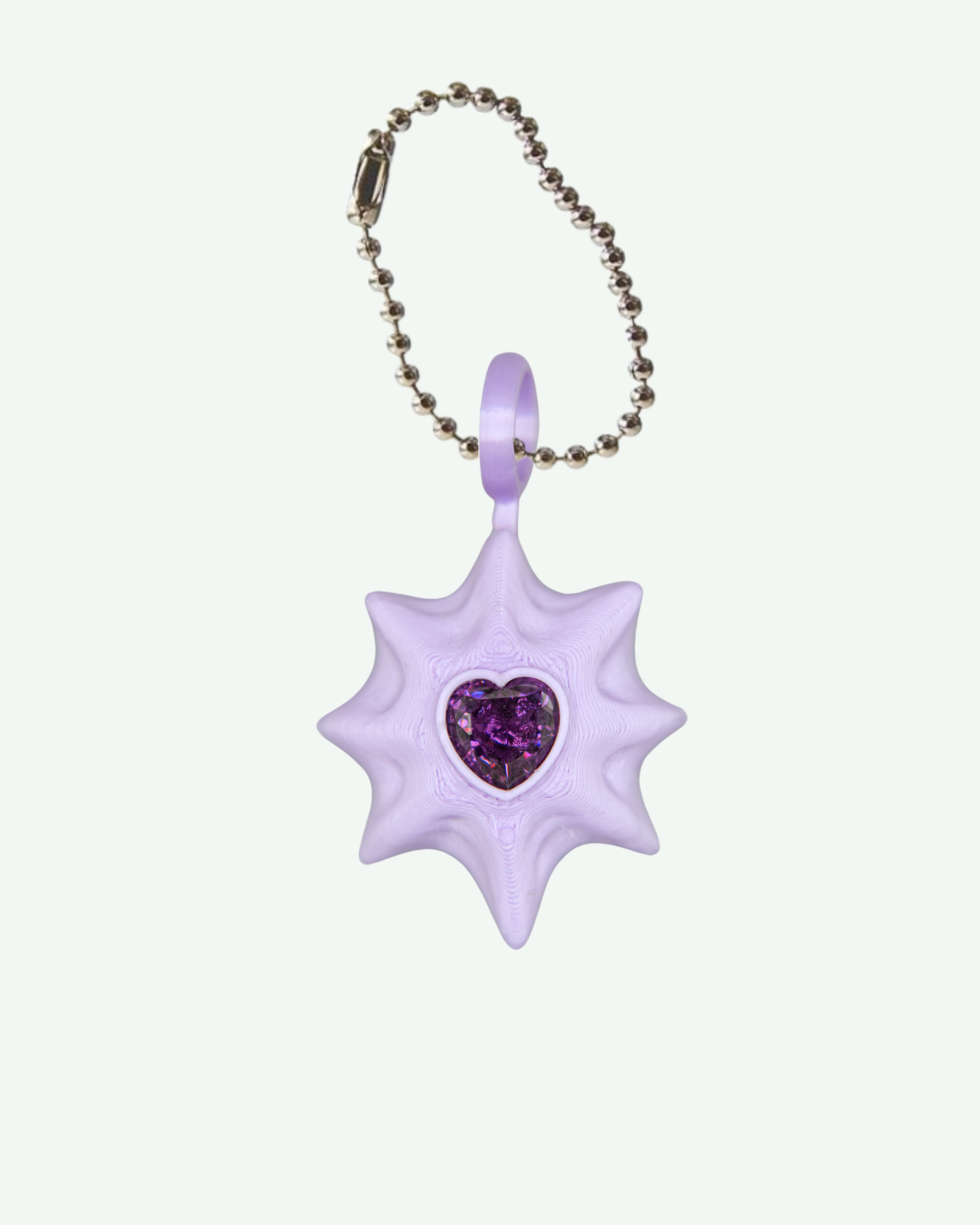Star and heart - pendant