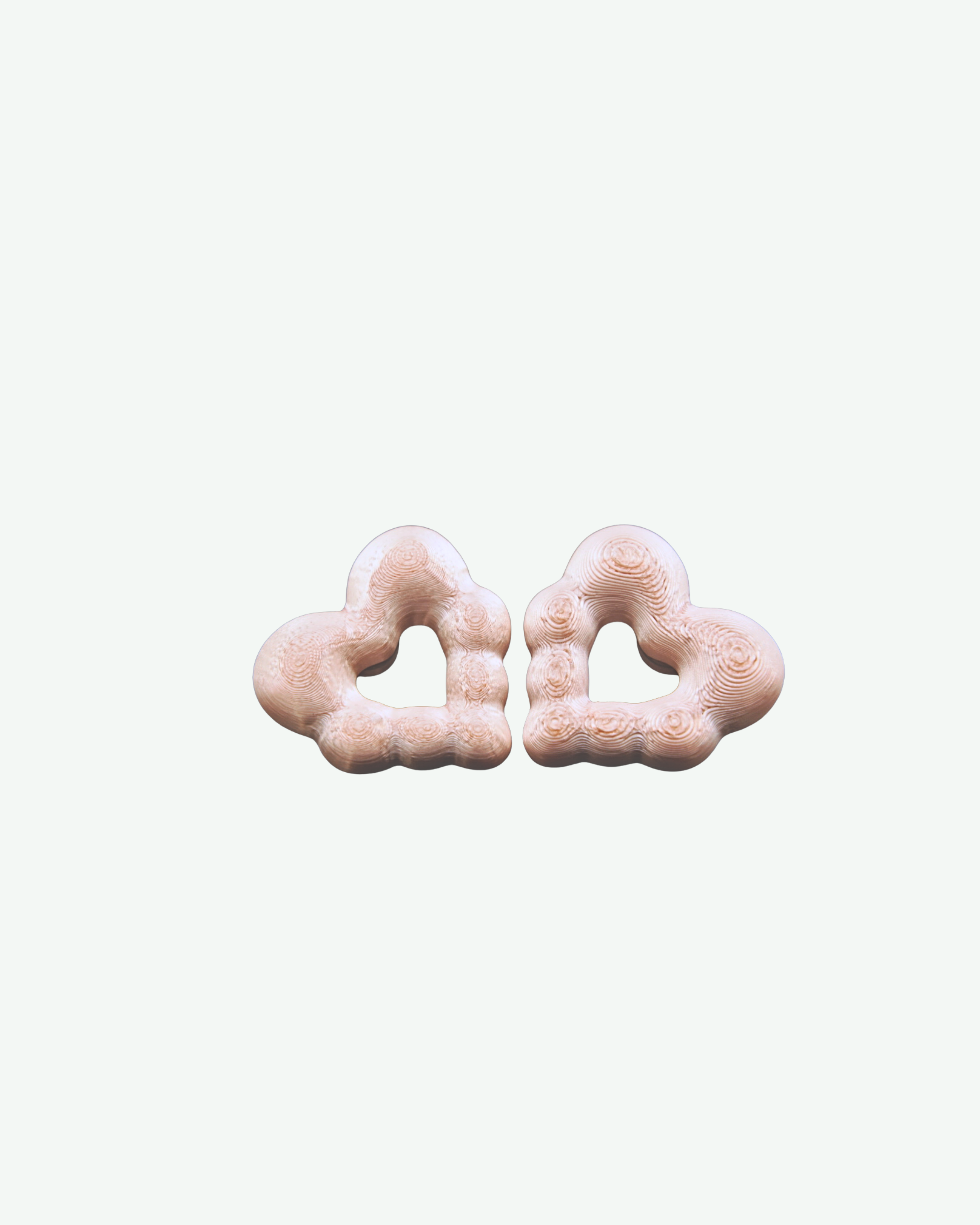 Cloud Heart - earrings